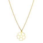 Srebrny pozłacany damski naszyjnik celebrytka z sercami