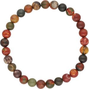 Bransoletka męska z jaspisu picasso