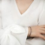 Stylowa i elegancka damska bransoletka gold filled z lapisem lazuli