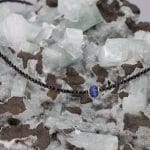 Choker z kamieni naturalnych - spineli i kwarcu GRACE