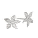 Damskie kolczyki srebrne sztyfty anyż