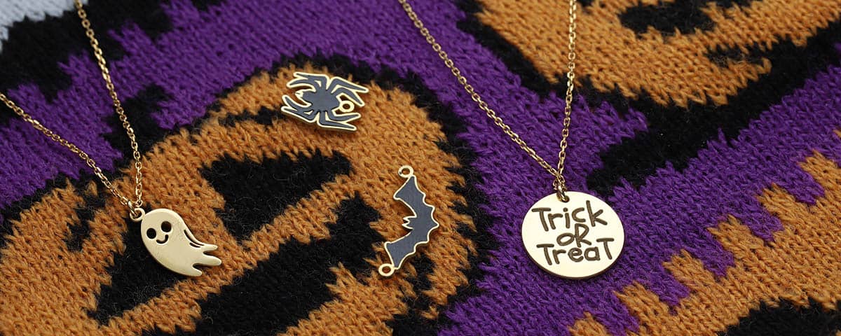 Modna biżuteria na jesień i halloween