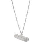 Damski naszyjnik świąteczny srebrna celebrytka cynamon