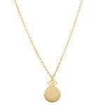 Świąteczny naszyjnik srebrny pozłacany celebrytka z bombką BAUBLE