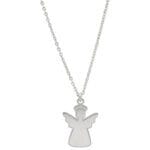 Damski naszyjnik świąteczny srebrna celebrytka aniołek
